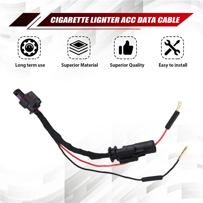 

Simple For BMW R1200GS Motorcycle Cigarette-Lighter Power Taking ACC Data Cable Motorcycle ACC Line