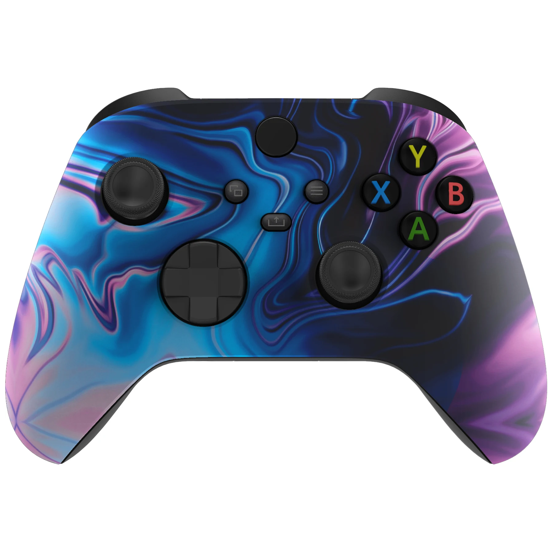 eXtremeRate Soft Touch Grip Front Housing Shell Case Part Faceplate for Xbox Series X/S (Xbox Core) Controller - Mythic Series