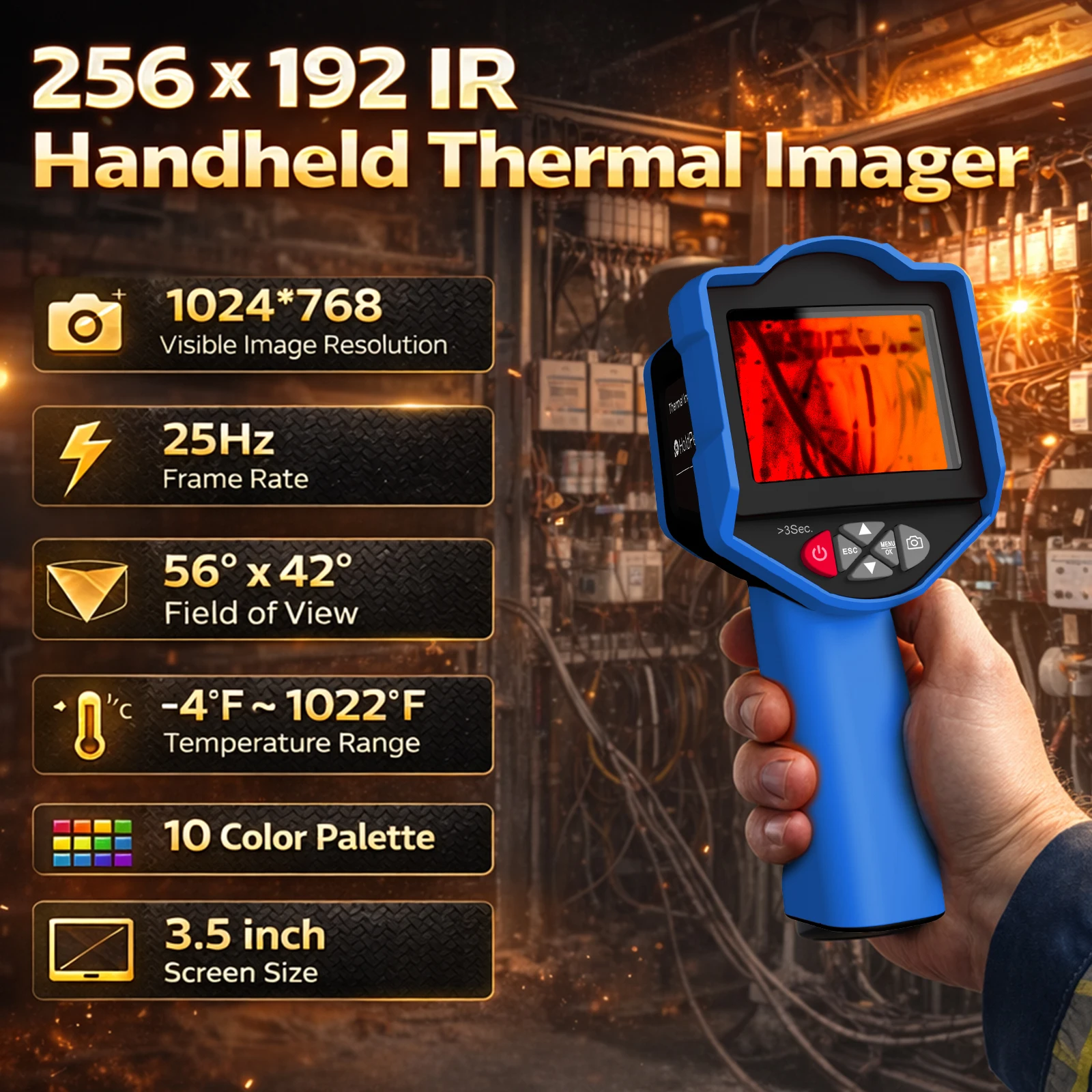 256x192 Termal Görüntüleme Kam - Thermal Imaging Camera 256X192 incelemesi ve fiyatı