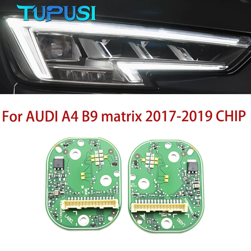 Angel Eyes For AUDI A4 B9 Matrix Headlights 2017-2019 Car Headlights DRL Chip White Light Ballast Chip Circuit Board Light Chip