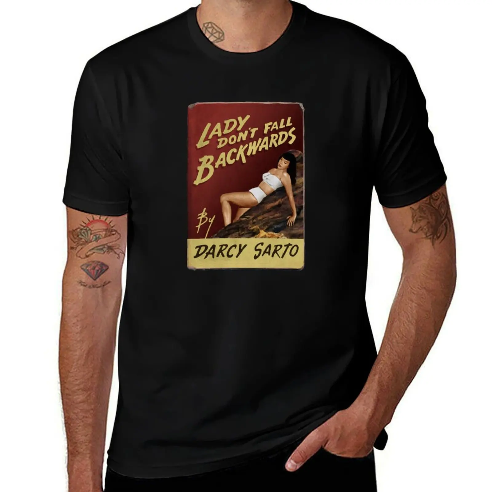 LADY DON'T FALL BACKWARDS (Hancock) T-Shirt Mechanic Work Tee Shirt