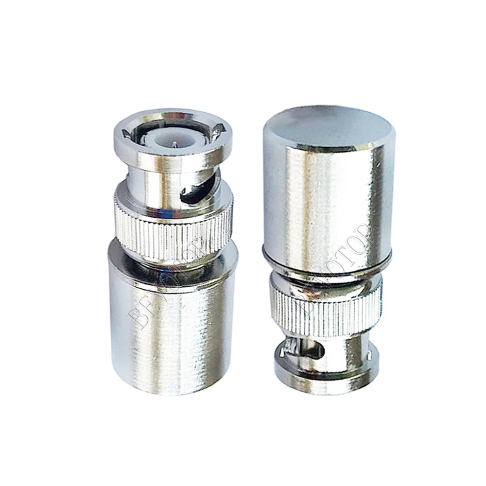 1Pcs 2W DC-3GHz BNC Male Connector RF Coaxial Termination Dummy Load 50 Ohm Socket Brass Straight Coaxial RF Adapters