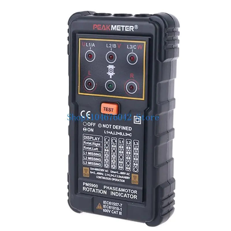 652F Phase Rotation Meter Non-contact 3 Phase Rotation Meter Phase Rotation