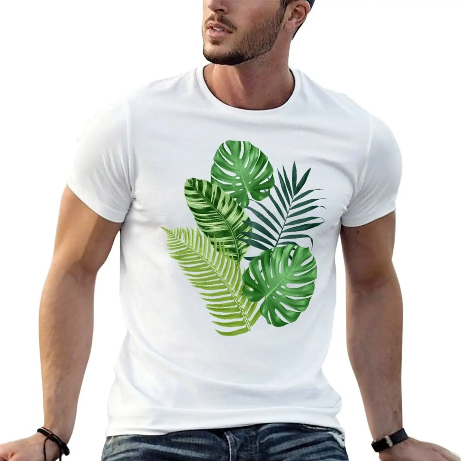 

Tropical Leaves III T-Shirt funny t shirts man man t shirts high quality luxury brand anime tshirt T-shirt