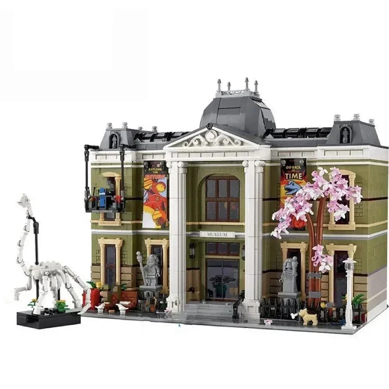 2023 New Icons Natural History Museum 10326 Biggest Modular Building Set Architecture Street View Building Blocks Toy Kids Gift