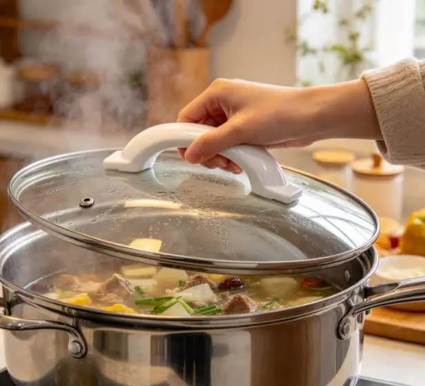 Functional Rice Cooker Lid Handle Knob Designed to for Fit 125mm Lid Mounting Holes With Integrated Screw Fastening System