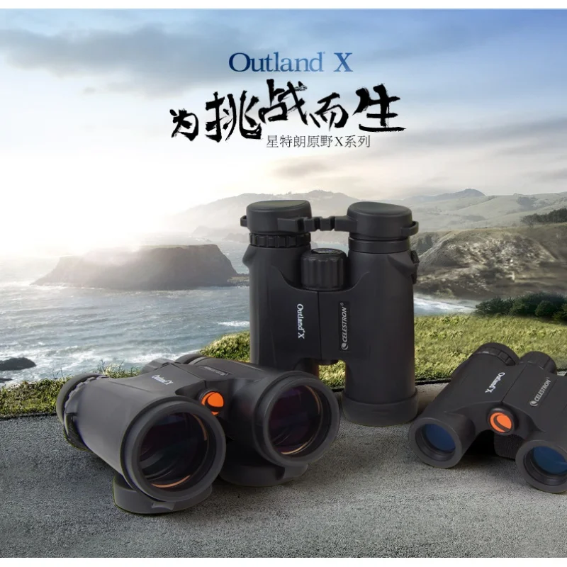 Celestron Outland10 x 25 Binoculars, Multi-Coated, BAK4 Optics, High-Definition, High-Power, Lightweight and Portable Telescope