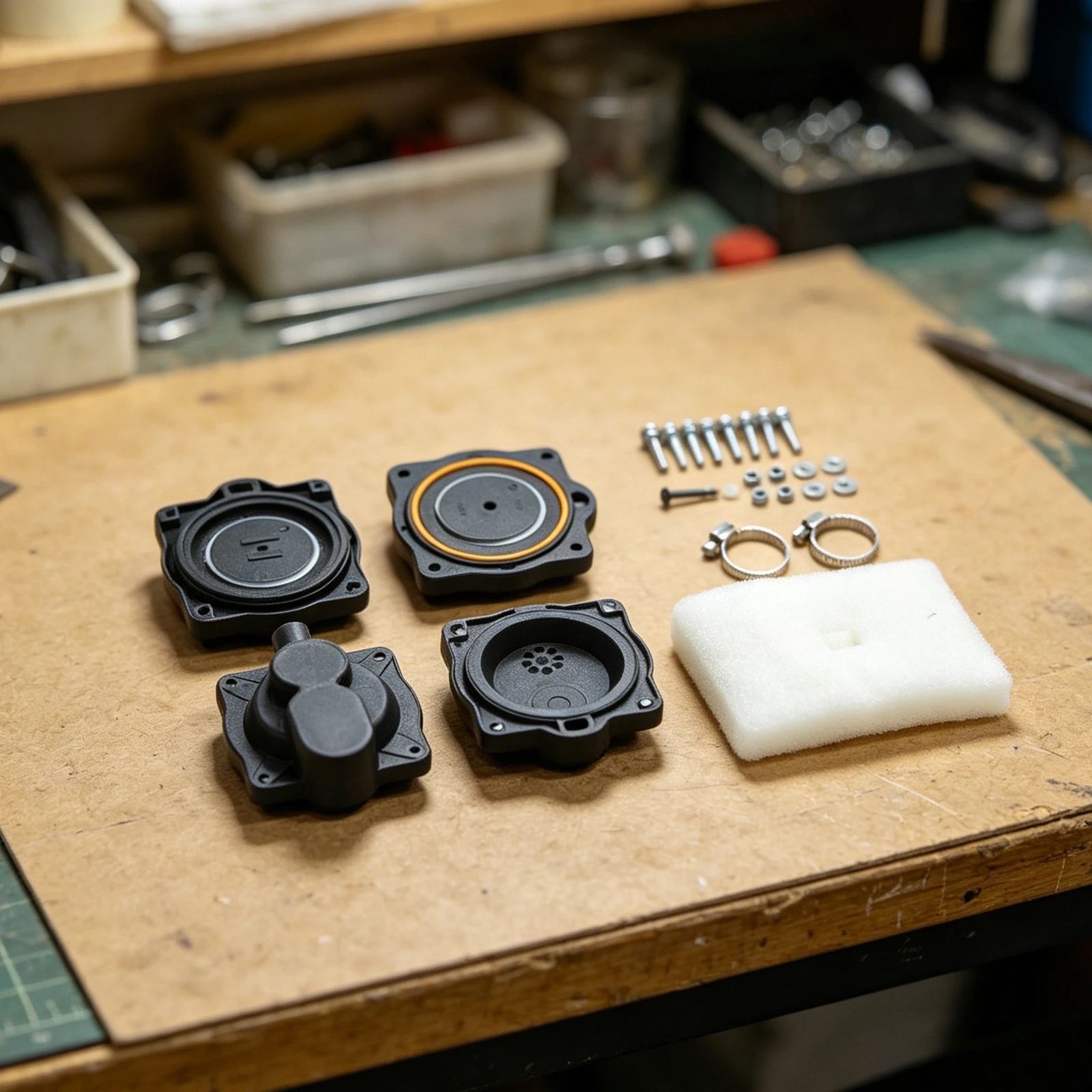 Air Pump Rebuild Kit for 80 and 60 Replacement Set Complete with for All Parts Needed for Repair and Stable Pump Function