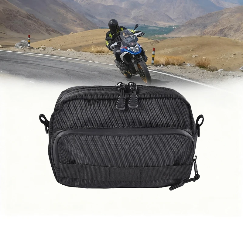 

Universal Motorcycle Front Storage Bag Handlebar Bag Fork Bag For Motorbike Cruiser Softail Dyna Sportsters Dirt Bike Bicycle