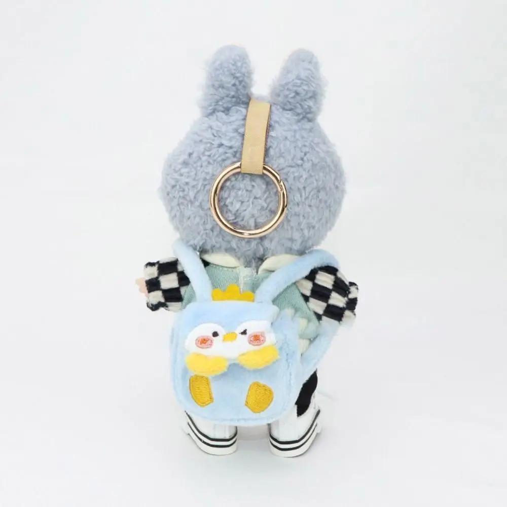 Animal Style 17Cm Labubu Backpack Hand-made Clothes Matching Doll Backpack Multiple Styles