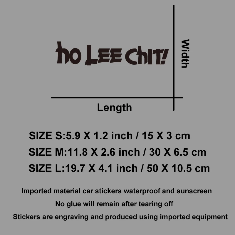 شارات "Ho Lee Chit" وملصقات ممتصة للصدمات ومبتكرة ومضحكة لمحبي الرسوم المتحركة، جودة عالية لسيارات الشاحنات والدراجات النارية وأجهزة الكمبيوتر المحمولة