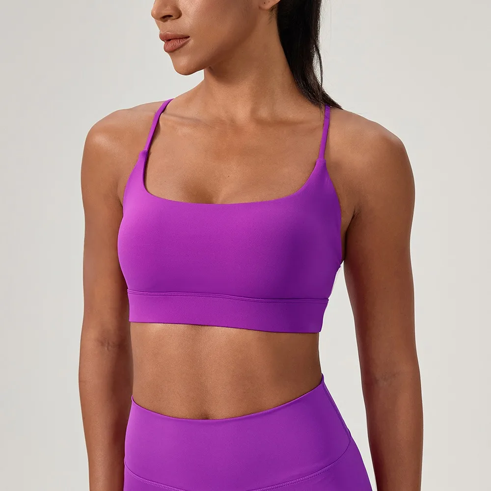 

Women's Sexy Yoga Bra Cross Strap Breathable Fitness Sports Bra Running Fitness Workout Sports bra Gym Workout Bra