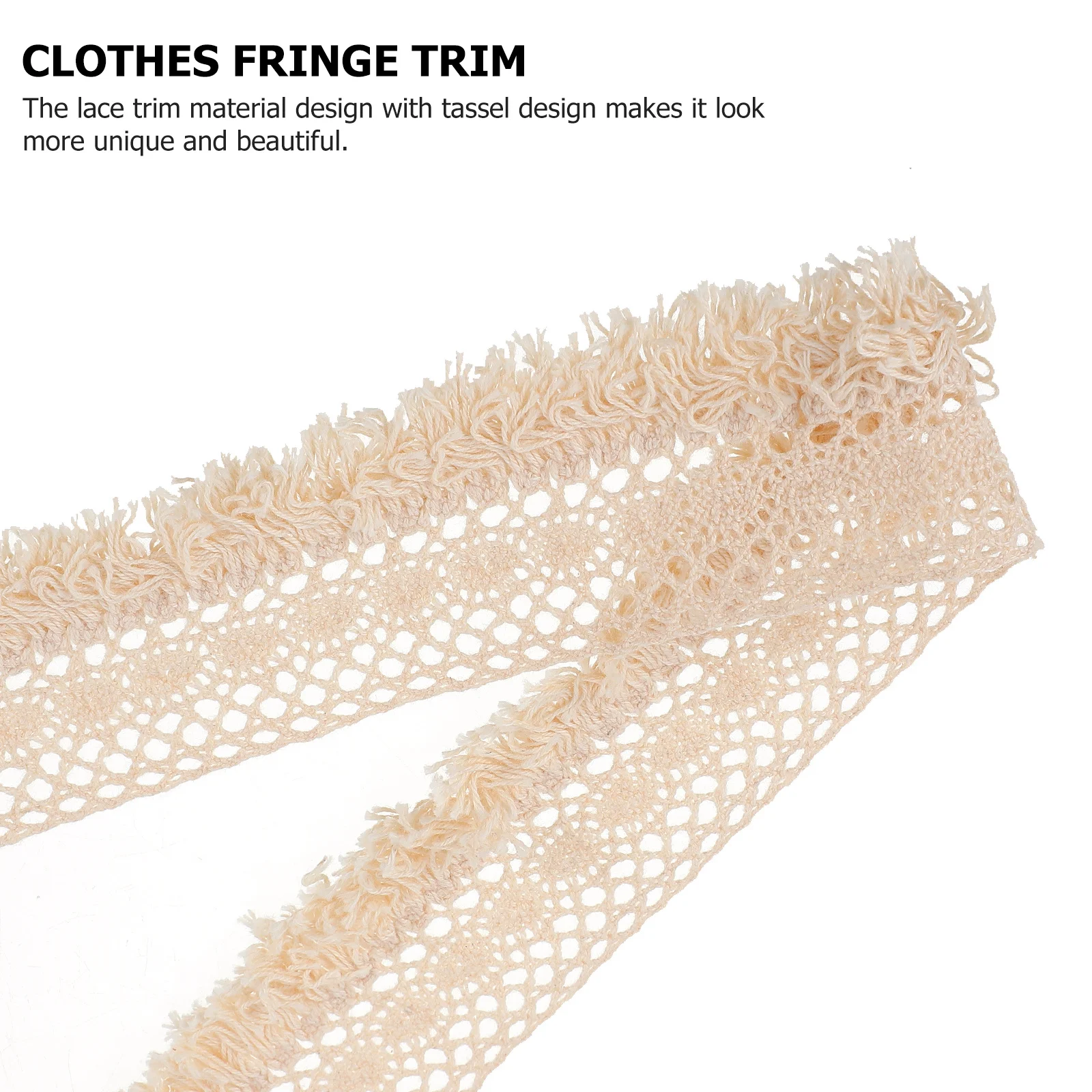 

Cotton Lace Trim Unique Tassel Fringe for DIY Sewing Handmade Clothes Crafts Sofa Cushion Wedding Curtain Decoration Gift