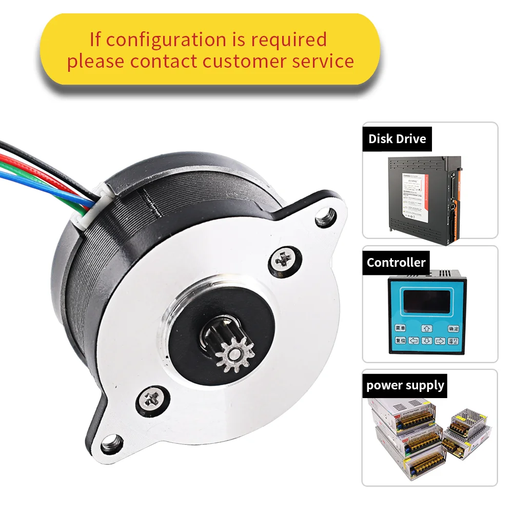 محرك فطيرة 1.0A 1.6V≥120mN.m 36HS2110 2-Phase 4-Lead محرك بثق دائري 36BYGH ملحقات طابعة ثلاثية الأبعاد Nema14 محرك متدرج #4