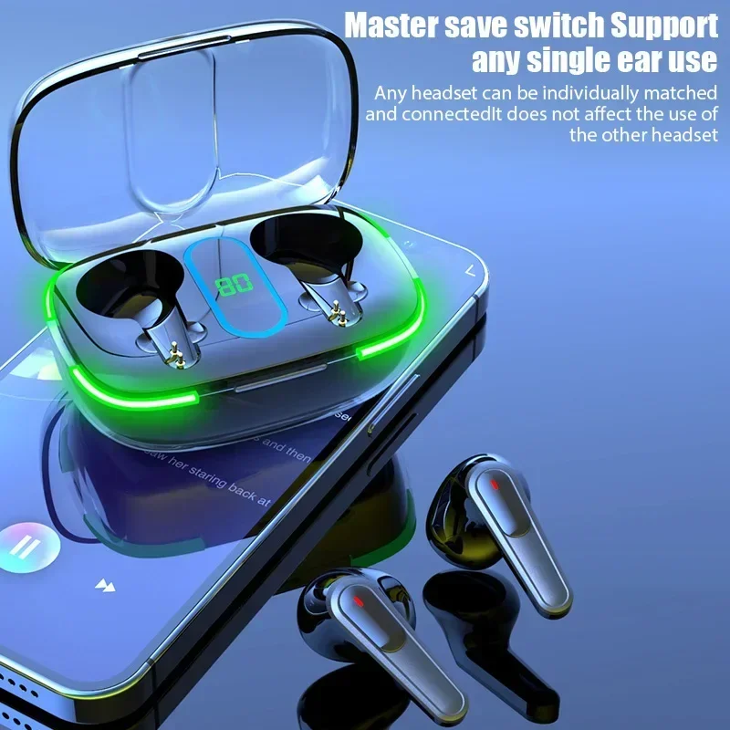 سماعة بلوتوث لاسلكية TWS Air Pro70 أصلية مع ميكروفون LED شاشة ملونة سماعات أذن شحن لاسلكي للهاتف