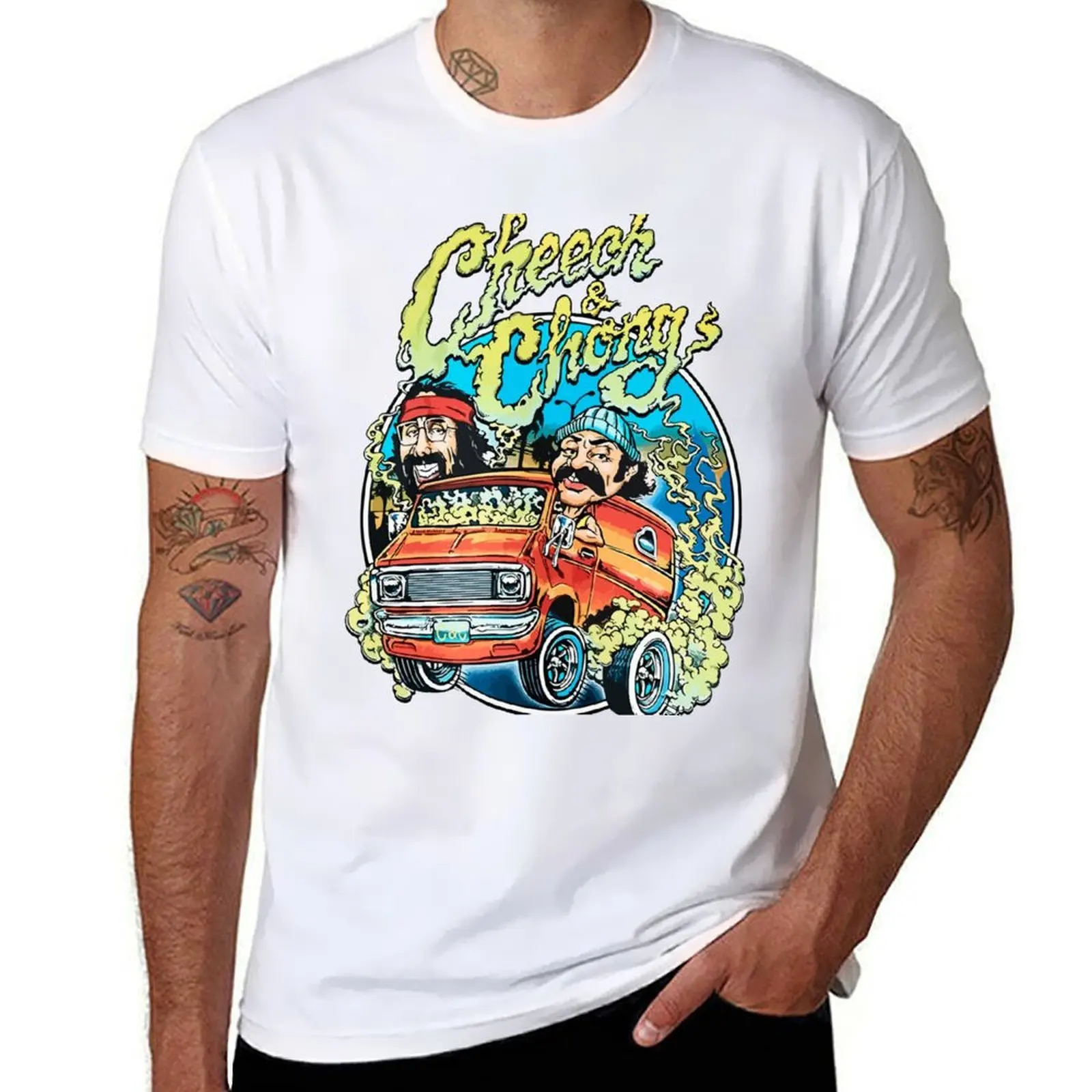 

Up In Smoke T-Shirt t shirts for man cotton funny anime tshirt T-Shirt