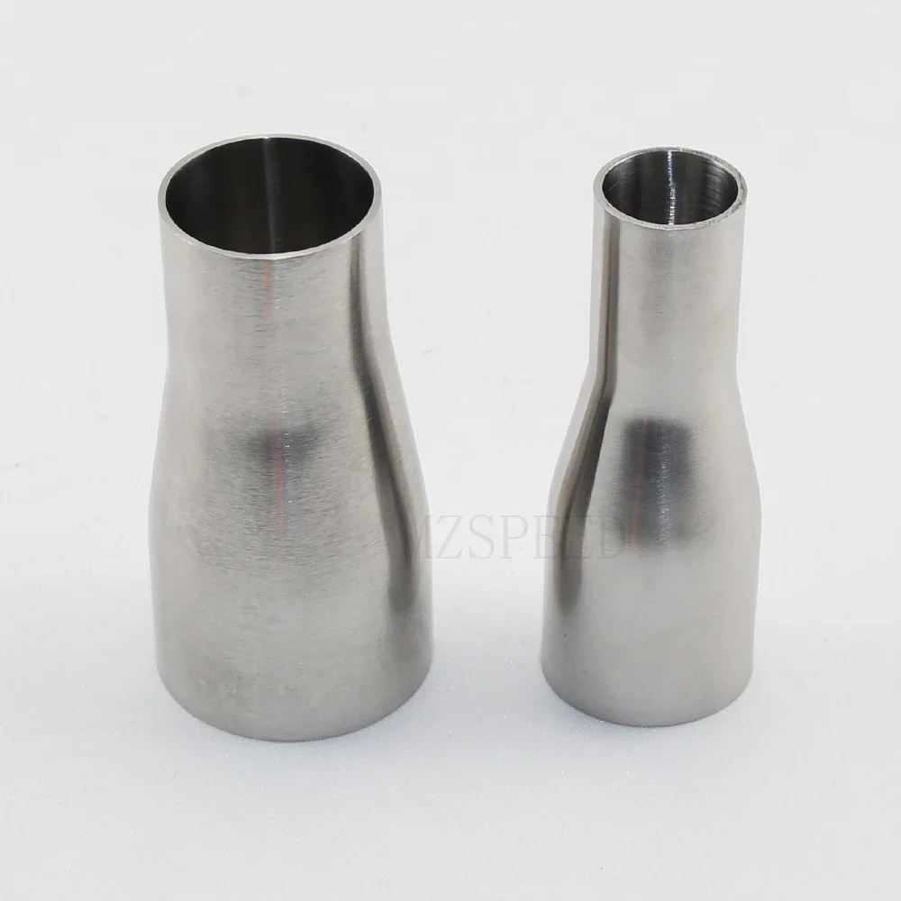 19mm-102mm OD Butt Welding Reducer SUS 304 Stainless Steel Sanitary Pipe Fitting Homebrew Beer
