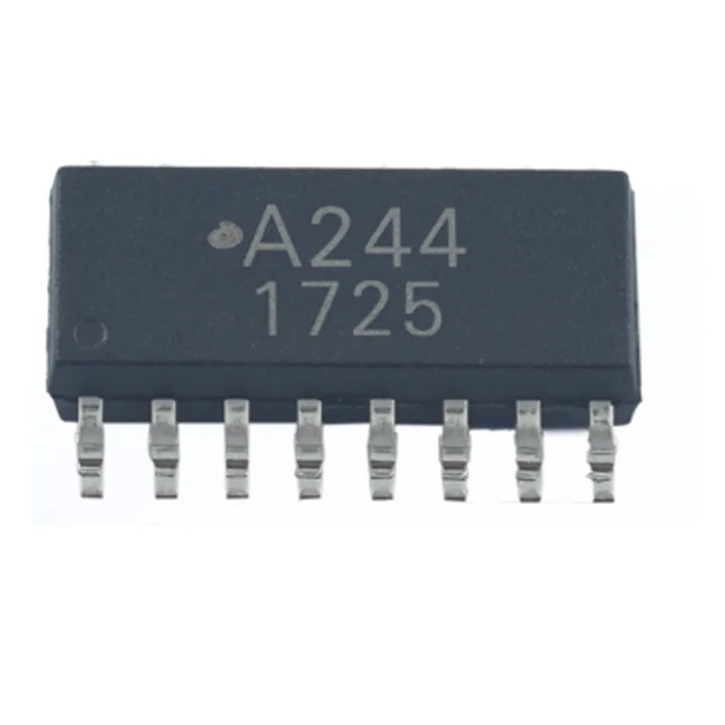 

10Pcs New Original Acpl-244-500E A244 Sop16 Four-Channel Optocoupler Chip