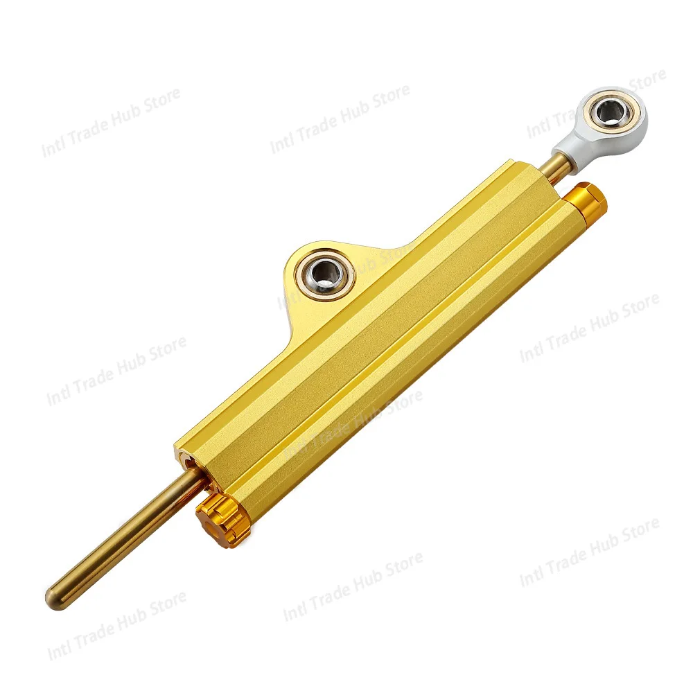 1PC Universal Motorcycle Titanium Damper - Adjustable Damping Steering Stabilizer M-DP004