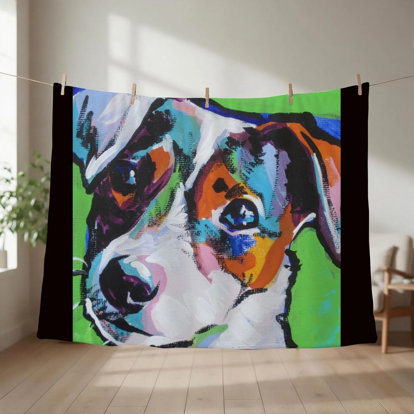 New Jack Russell Terrier Dog Art Throw Blanket For Baby Summer Beddings decorative Luxury Thicken Blankets