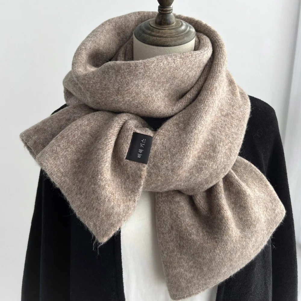 

Высококачественный осенне-зимний теплый новый продукт, темно-серый шарф-бойфренд, толстый длинный шарф для пар