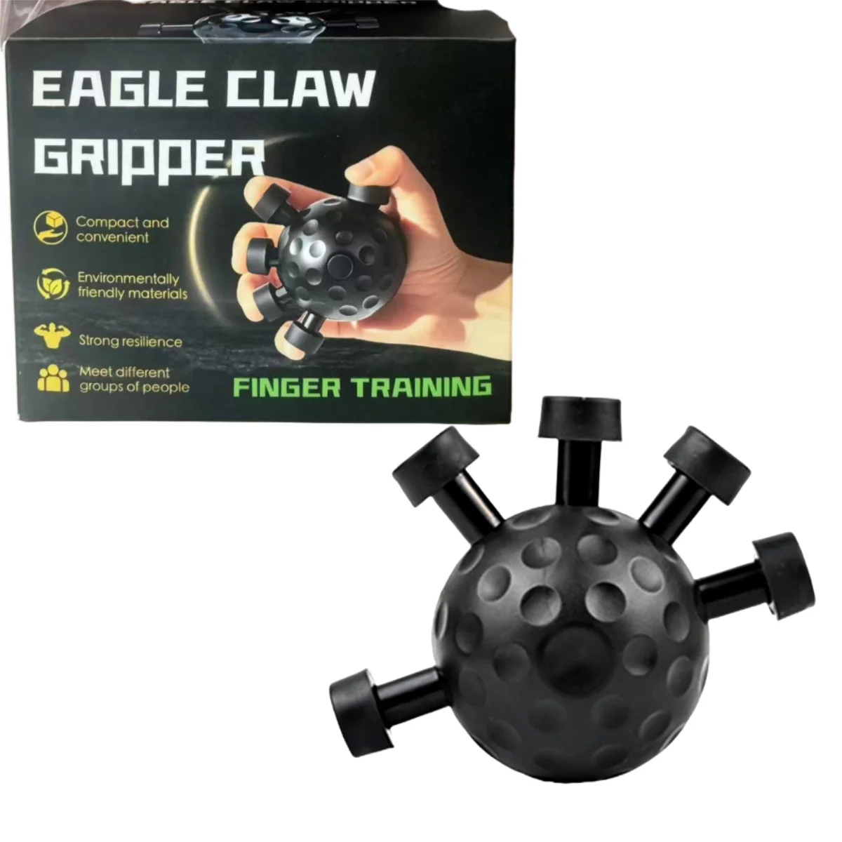 1 قطعة أداة تمرين الأصابع خمسة أصابع قبضة اليد إصبع المدرب المقوي المحمولة اللياقة البدنية تسلق الصخور أداة تمرين الأصابع المدربين #6