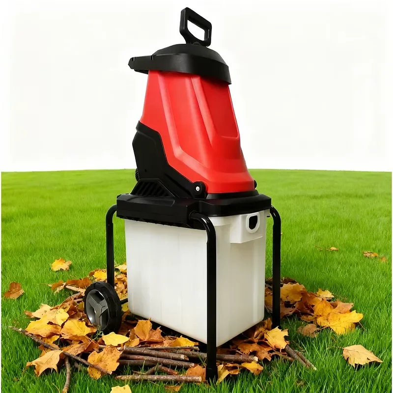 Vertak 2800W Electric Branch Shredder 50L Bin Wheels for Garden Waste