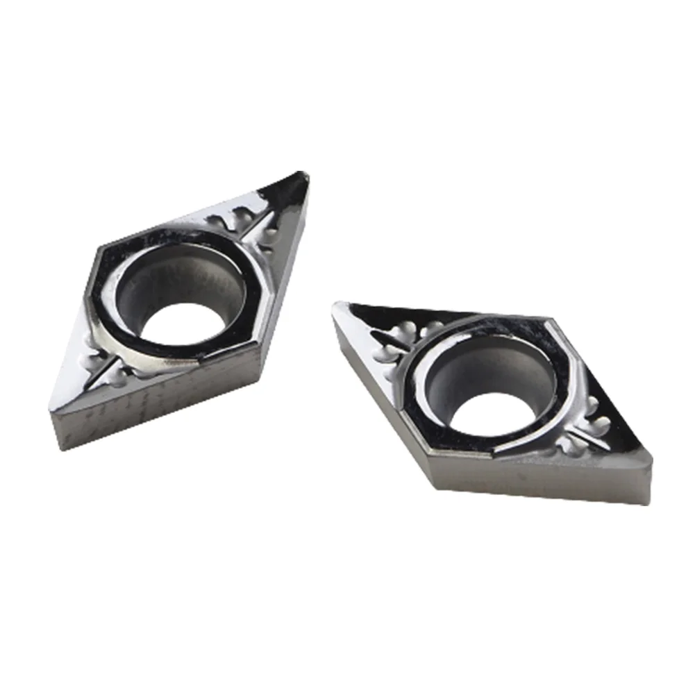 10pcs DCGT070204-AK H01 Carbide Insert Turning Tool For Aluminum Alloy Machining CNC For Lathe Indexable Inserts DCGT21.51-AK
