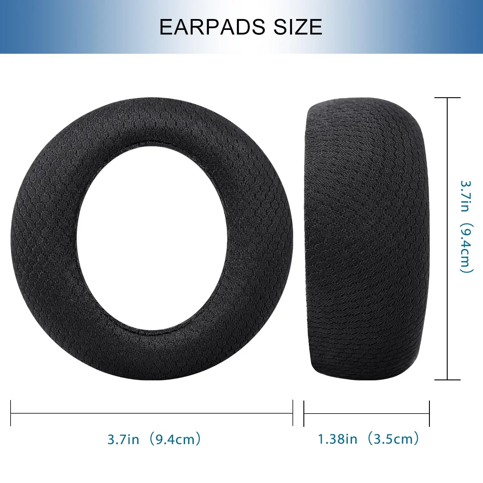 Replacement Earpads for Sony PlayStation Pulse Elite Wireless Headset, Ear Pads Earmuffs Noise Cancelling Memory Foam
