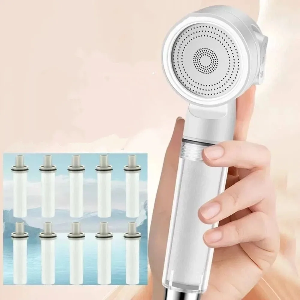 10 pcs/bag PP Cotton Material PP Cotton Filter Replacement Chlorine Removal Water Purifying Shower Head Filter