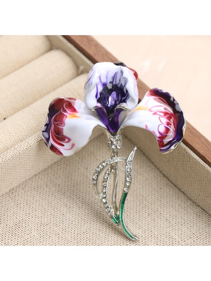 Broche de luxe baroque au design floral pour hommes et femmes, accessoires de bijoux, mariage, vacances, fête, cadeau surprise pour couple