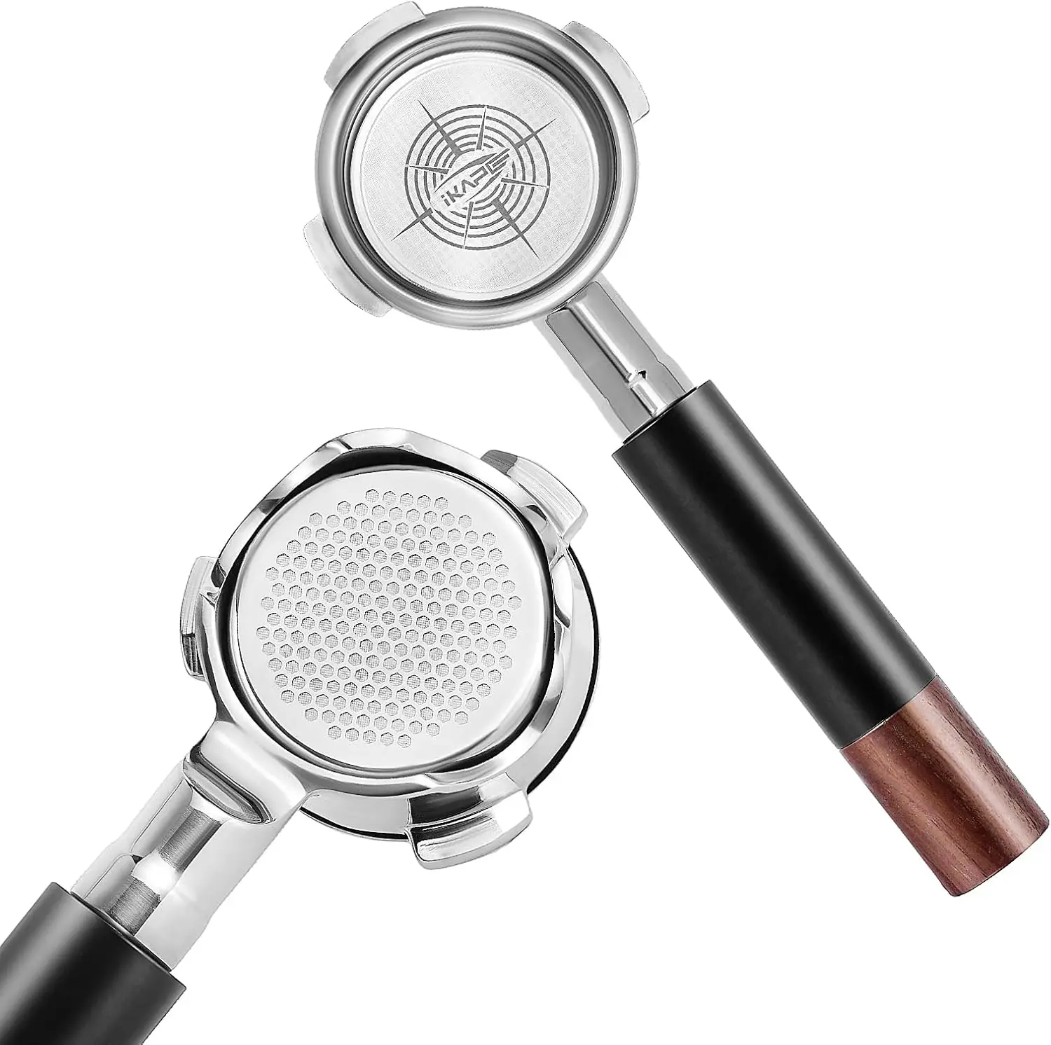 

54MM Bottomless Naked Portafilter for Breville BES870/880 & Solis – Includes 18g Basket (Bambino Plus Not Supported)