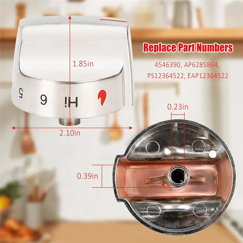 A74G-5 peças 5304509064 botões de substituição para botões de fogão a gás frigidaire, 5304509929 substituir botões de fogão a gás frigidaire