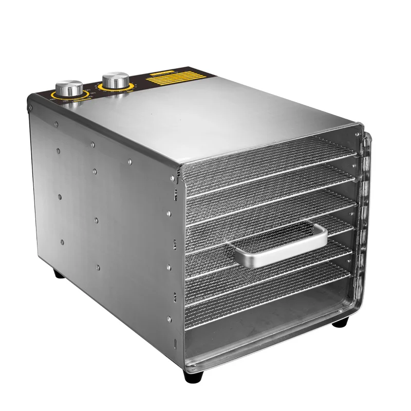 Stainless steel fruit and vegetable hot air tray dryer/food dehydrator