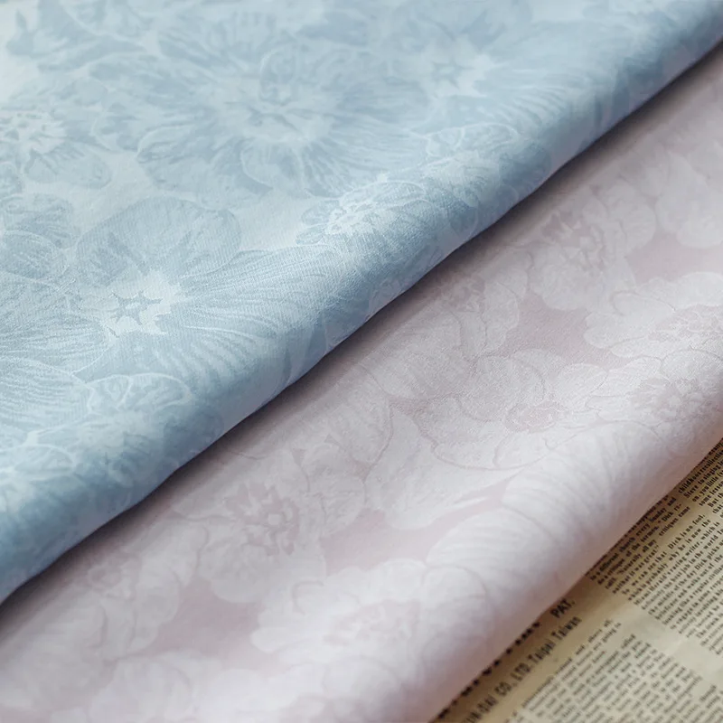 

Large Flower Jacquard Dyed Fabric Hanfu Costume Making Fabrics Designer Fabric Diy Sewing Accessories