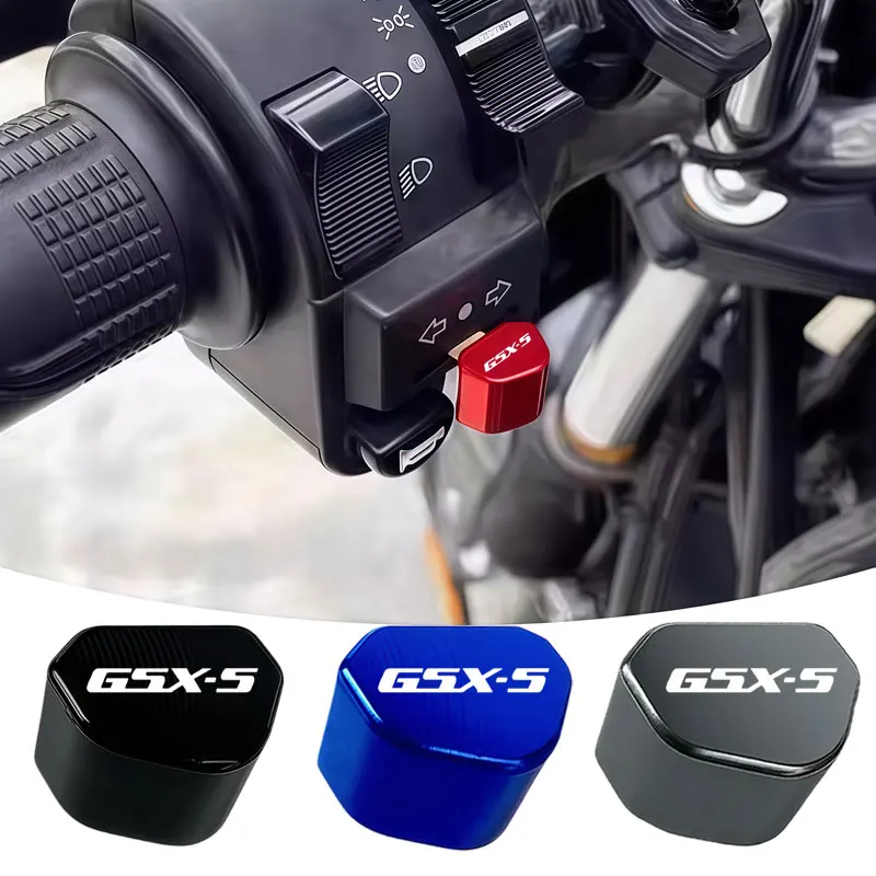 جديد لـ GSXS 750 GSXS1000 1000GT 1000GX GSX-S 750 1000 ملحقات معدنية للدراجات النارية ، غطاء مفتاح إشارة الانعطاف ، غطاء المفاتيح