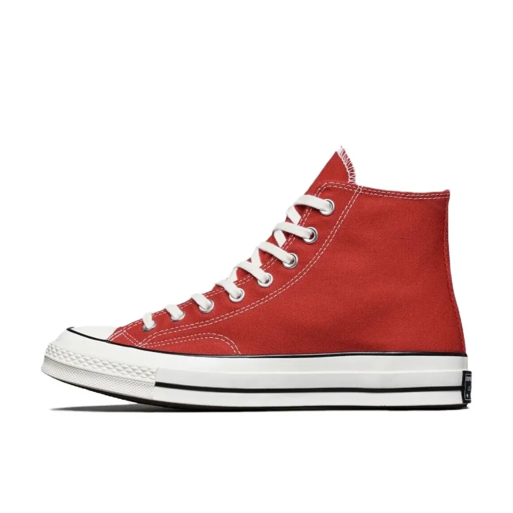 Converse Red 1970s Chuck Taylor All Star High Classic Retro High Top Casual Board Shoes Men's and Women's Canvas Shoes