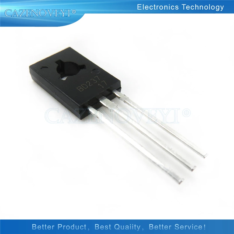 50pcs/lot BD237 237 2A 100V TO-126 In Stock