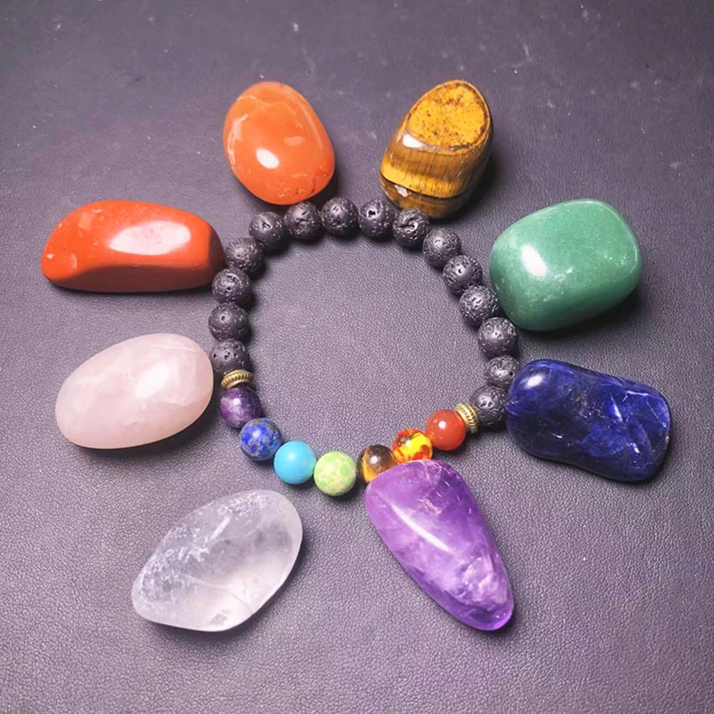 

Colorful Crystal Set Decorative Stones Mineral Ornaments Gems for Crafting Decorate