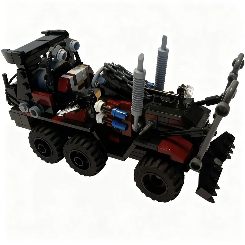 324pcs MOC Cars Road Warrior Mad Max Humungus Truck Model Building Blocks Architecture 3D Brick Craft Idea Assemble Collection view 3