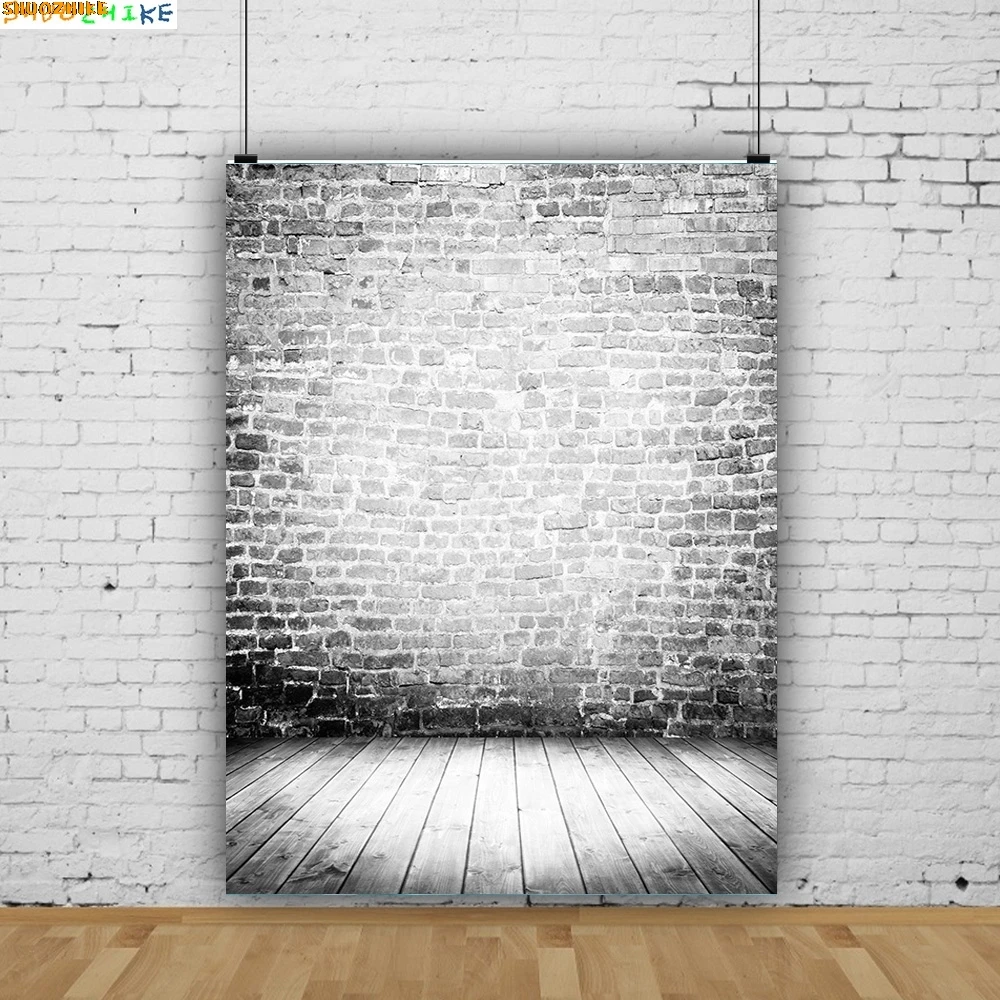 

Vintage Brick Wall Grungy Photography Backdrops Prop Old Room Subject Product Baby Child Portrait Photo Studio Background VG-07