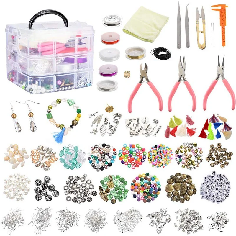 

Jewelry Making Supplies Jewelry Beading And Jewelry Jewelry Making Kit Beading Line Suitable For Necklace Valentine Bracelets, J