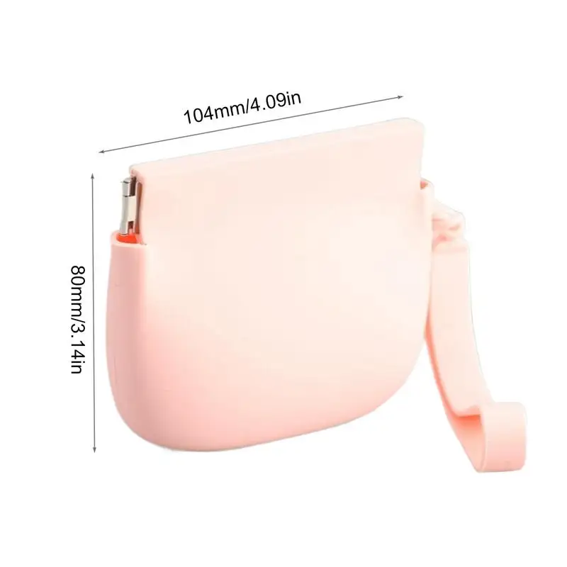 Silicone Coin Purse Keychain Small Silicone Pouch Wired Earbud Case 10x8cm/3.94x3.15 Inches Coin Holder Pouch Silicone Storage