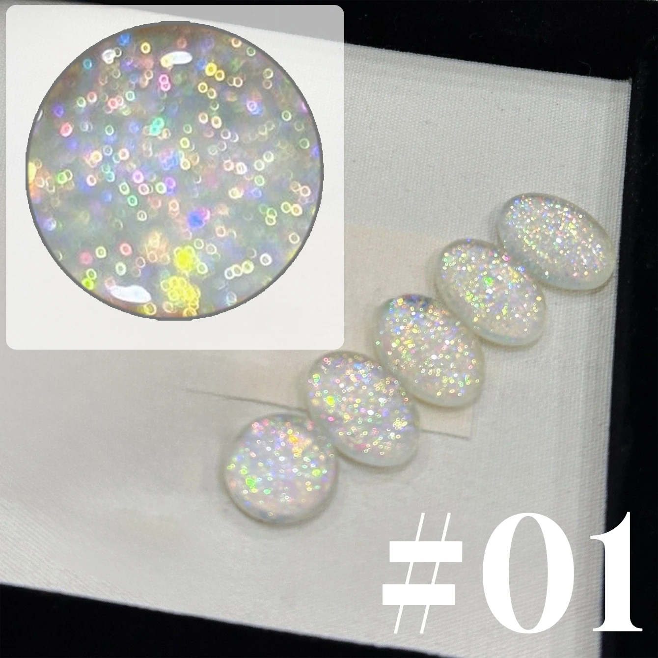 12ML 1-10 pièces 2025 nouveau automne ongles glace clair sept couleurs stroboscope blanchiment Super Flash opale doré paillettes Gel vernis à ongles