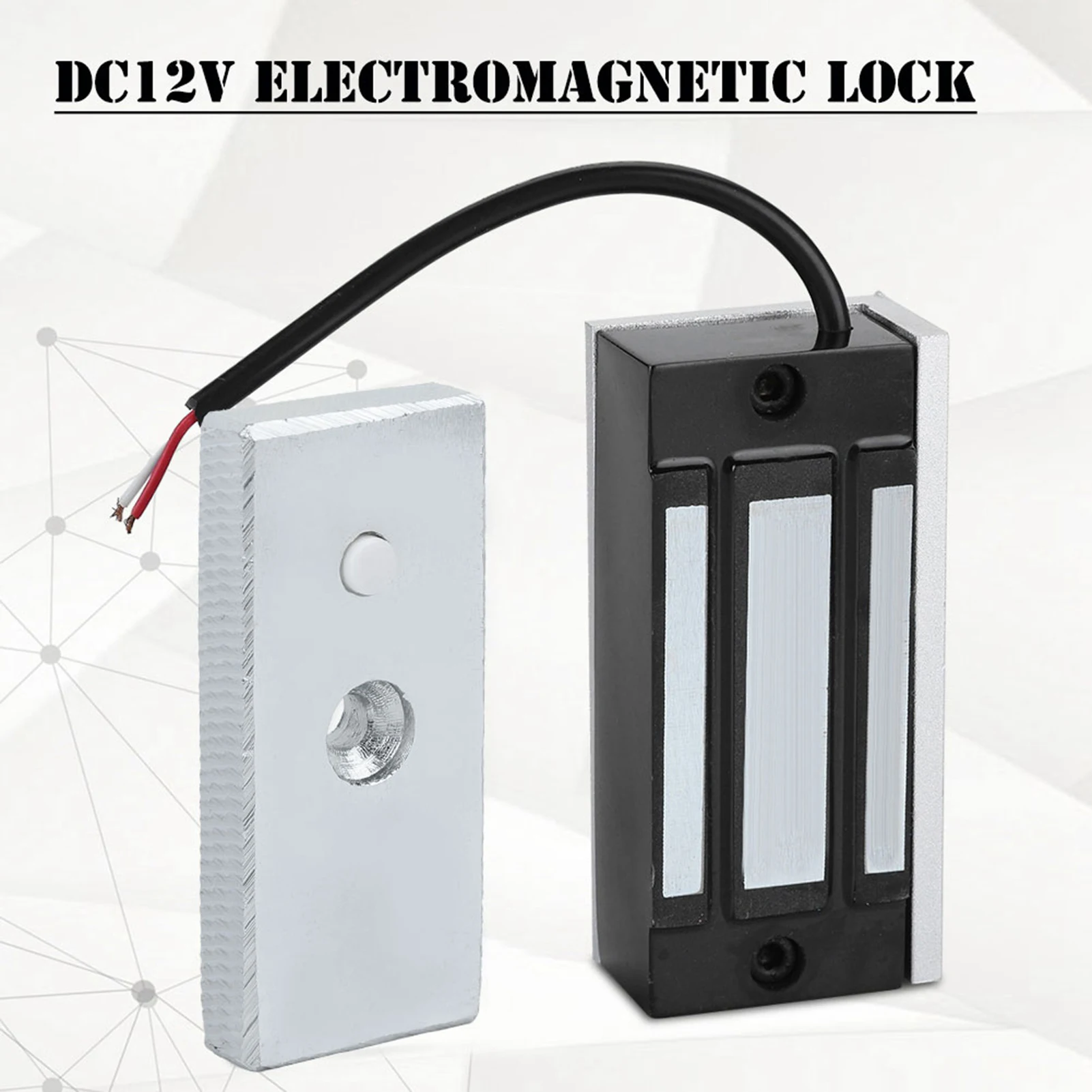 DC12V 60KG Mini Electromagnetic Lock Electronic Magnetic Door Lock Power On Lock Electromagnetic Lock Electronic Magnetic Lock