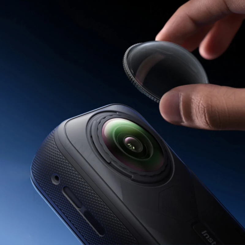 For Insta360 X5 Lens Cover Tempered Optical Glass Protector Anti-Scratch & Anti-Fog Camera Replacement Accessories