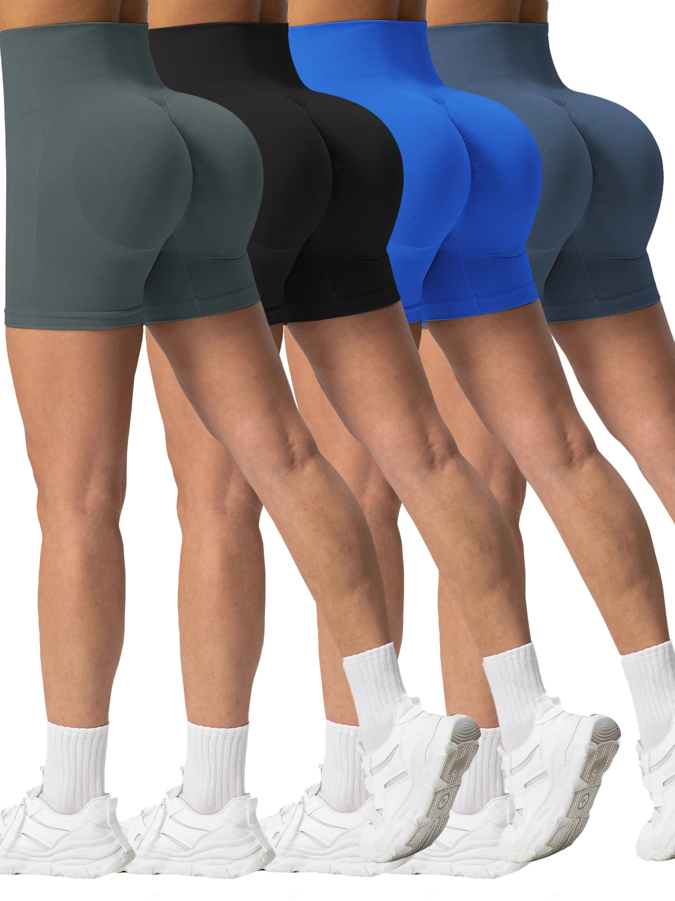 

Butt Lifting Yoga Shorts for Women Stretch High Waist Cycling Tight Slim Outdoors Running Shorts Activewear