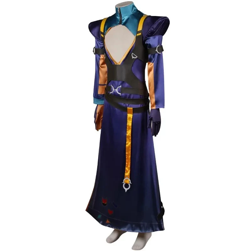 Disfraces de cosplay de Ezreal, el Guardián Estelar de LOL, conjunto completo de The Prodigal Explorer, disfraz de Halloween 158gj