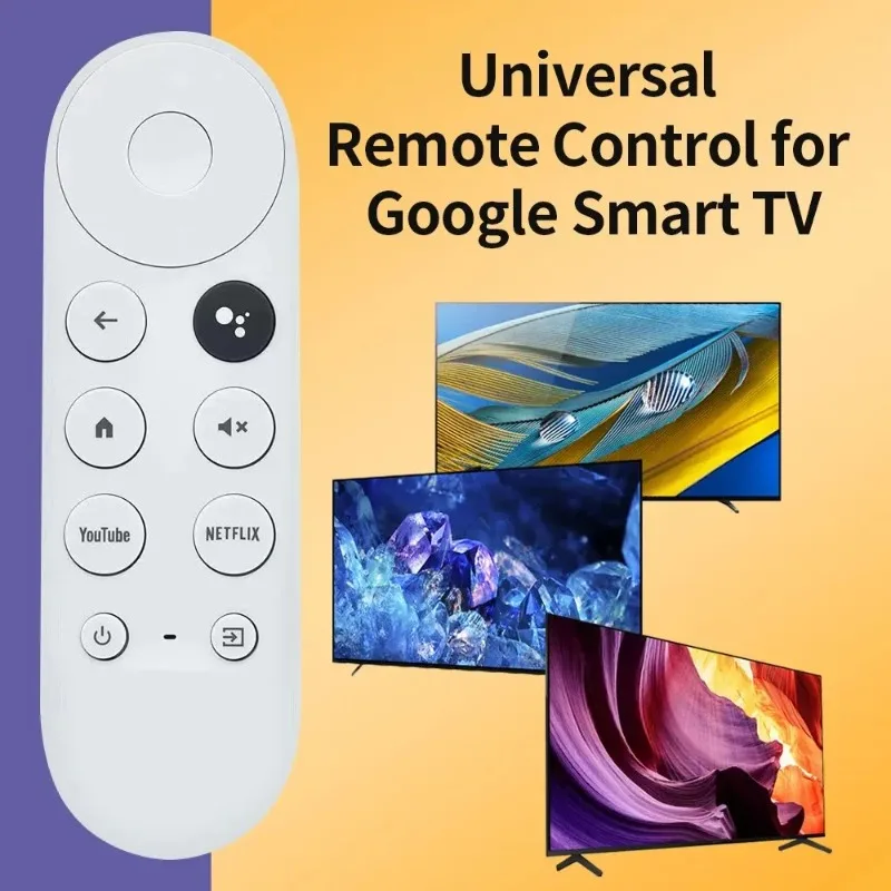 جهاز التحكم عن بعد ماركة Newyuan مناسبة لجهاز التحكم عن بعد G9N9N Google Bluetooth Voice TV Chromecast GoogleTV للتحكم عن بعد فقط