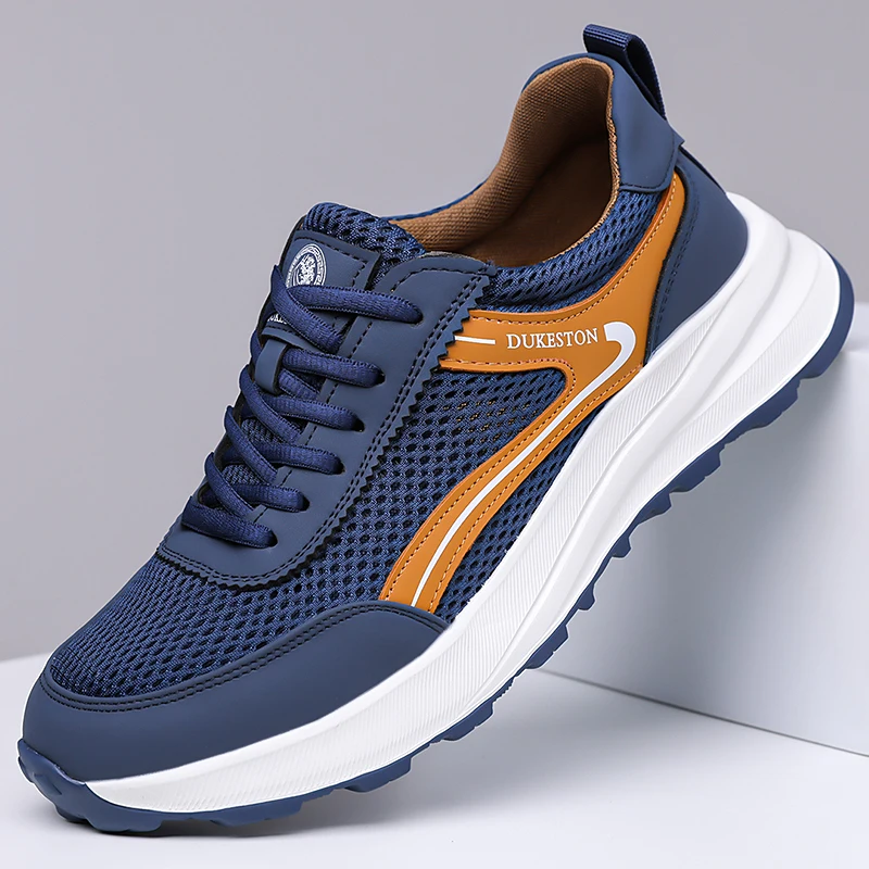 Men's for Women's Mesh Breathable Chunky Sneakers, Casual Height Increasing Shoes for Daily Streetwear & Comfort Wear